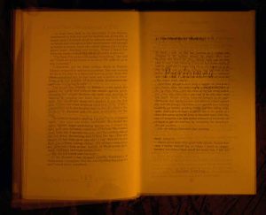 READING THROUGH EVERY PAGE OF JOSEPH KOSUTH'S PURLOINED N°489